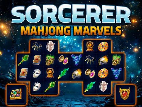 Play Sorcerer Mahjong Marvels - Free Online Puzzle